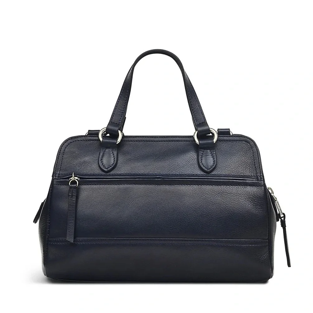 Radley London Upper Grove Satchel Zip Top Crossbody Strap 2 Handles Zipper